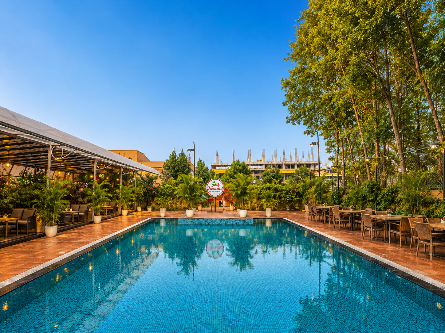Destination style poolside experience at Jashn Resort