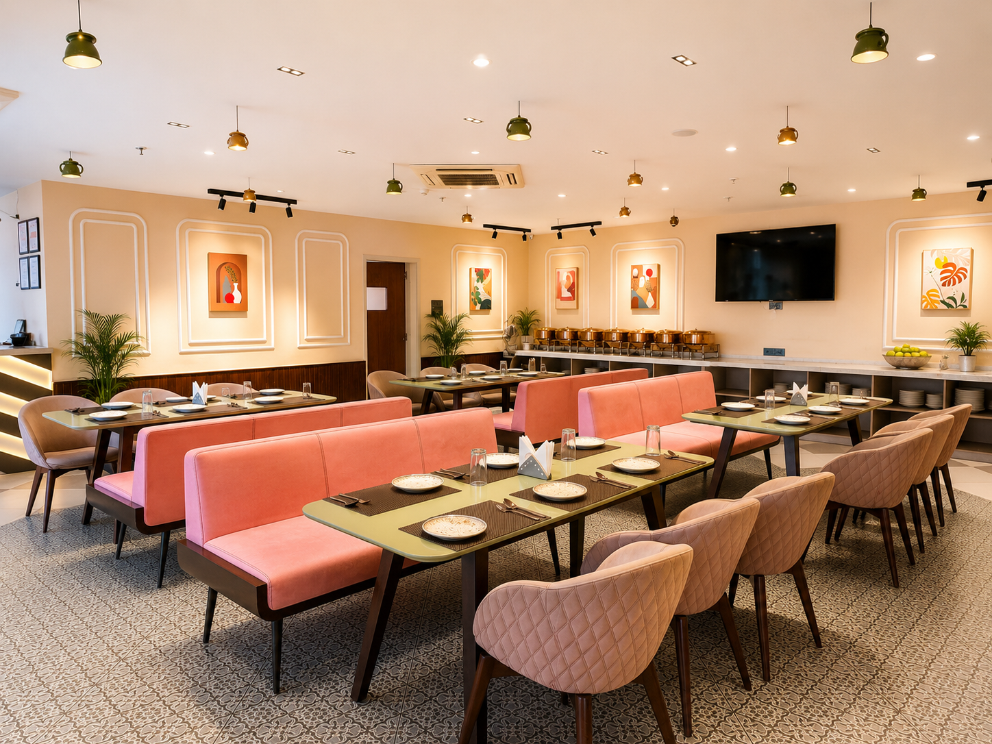 Dining experience at Jashn Resort